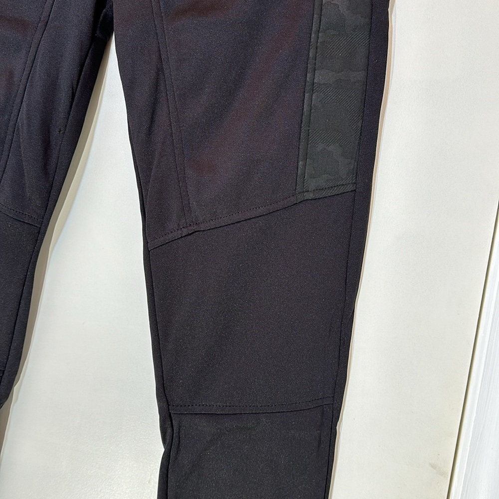 Burnside Tech Fleece Jogger Sweatpants Black with Camo accents LG NWT - Picture 12 of 12
